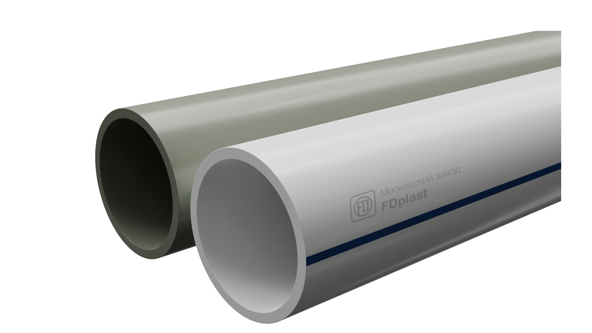 Труба полипропиленовая FDplast PN20 16x2.7 мм белая