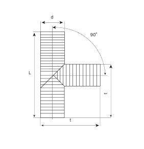 картинка Тройник ПЭ FDplast SN8 OD/ID 110/94 мм от завода FDPLAST 