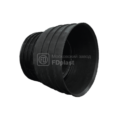 Муфта переходная для труб с наружным/внутренним диаметром ПНД FDplast OD/ID 110/94 133/110 мм