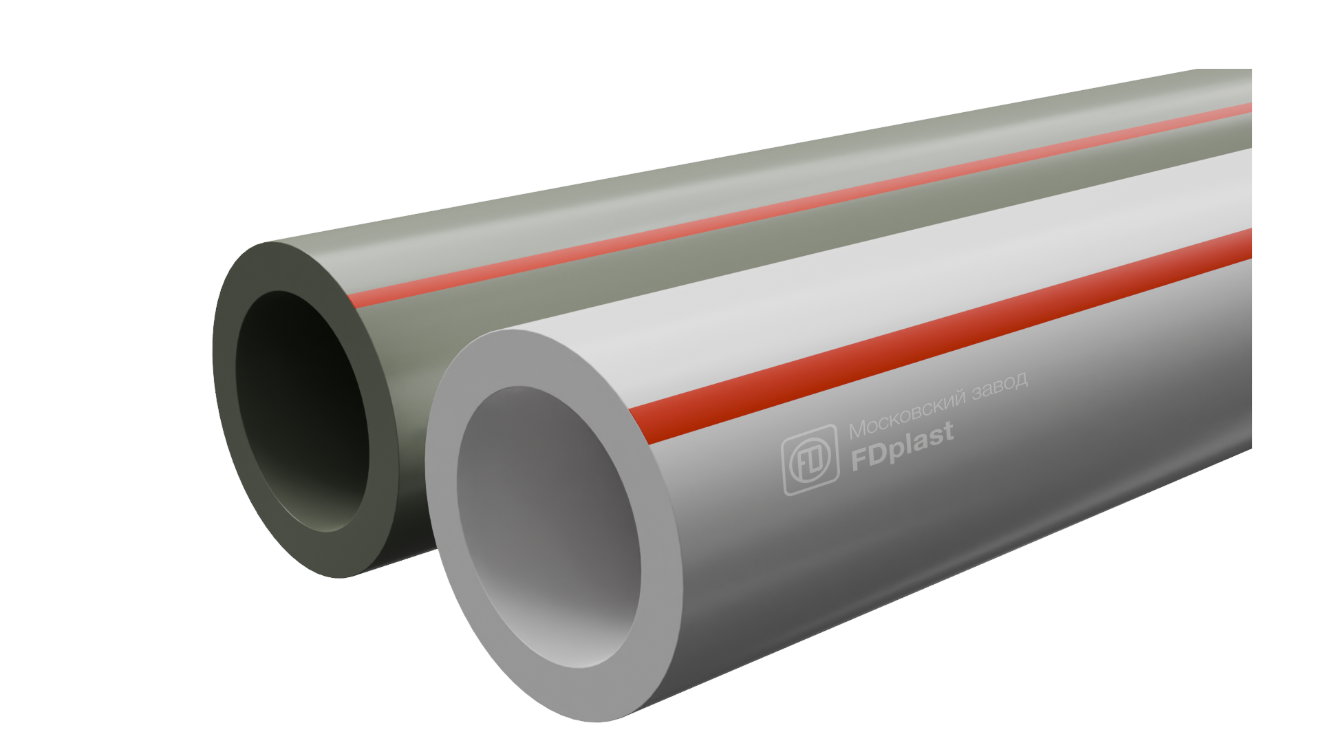 Труба полипропиленовая FDplast PN16 20x2.8 мм белая